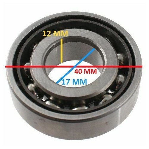 Cuscinetto a sfere 17 - 40 -12 SKF...