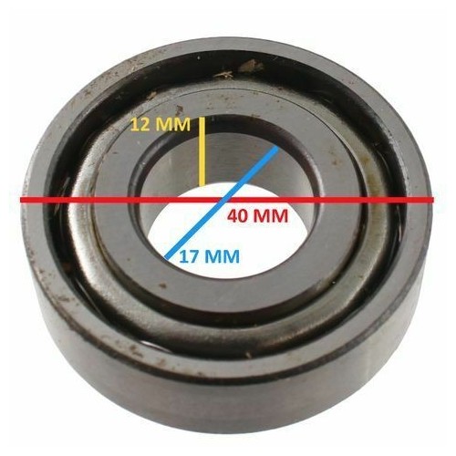 Cuscinetto Fag17 x 40 x 12 7203B alta...