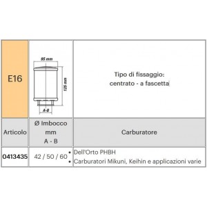 Filtro aria Malossi E16... 2