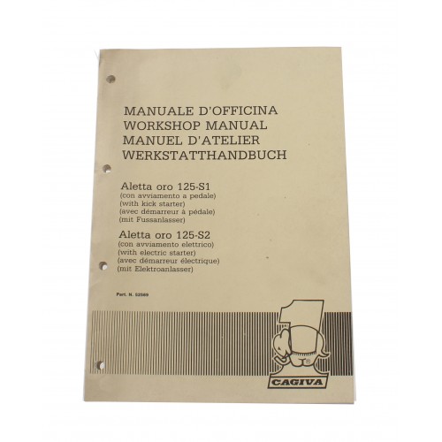Manuale officina Cagiva Aletta Oro S1...