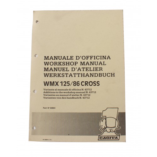 Manuale in PDF officina Cagiva WMX...