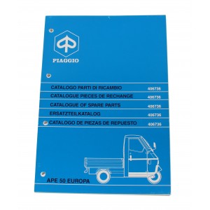 Catalogo ricambi Ape 50 Europa