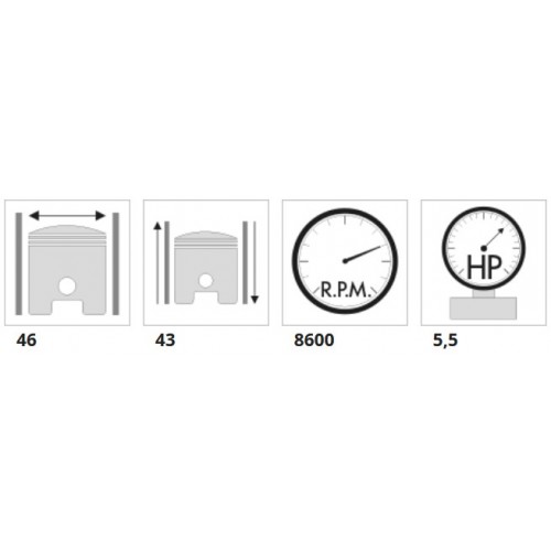 Cilindro Ciao Polini da 46 sp. 12 -...