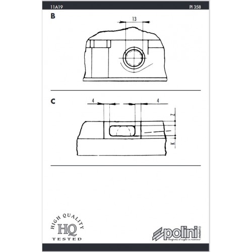 Cilindro Ciao Polini da 46 sp. 12 -...