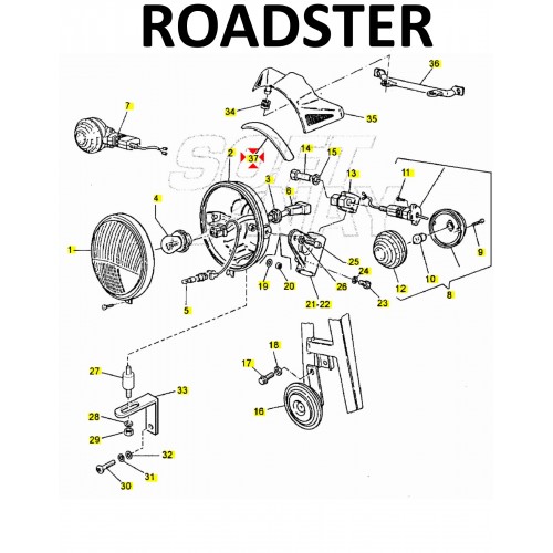 Profilo in gomma Cagiva Mito EV Roadster