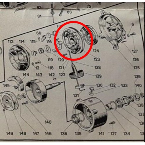 Puleggia avviamento Ducati Acero 3,5 HP