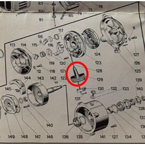 Manopola corda avviamento Ducati...