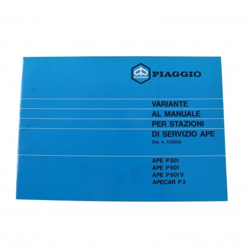 Variante manuale stazioni di servizio...