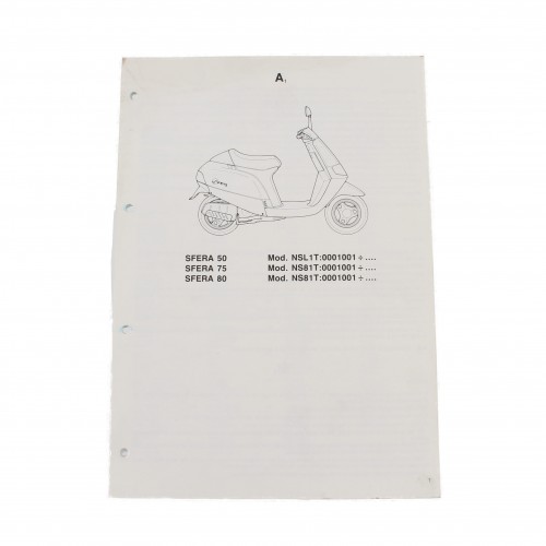 Catalogo parti di ricambio Piaggio...