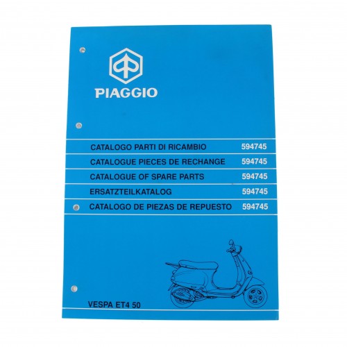 Catalogo parti di ricambio Piaggio...