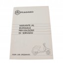 Variante manuale stazioni servizio Piaggio Vespa 50N Speedmatic