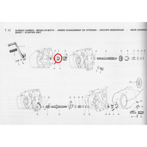 Ghiera arresto molla avviamento...