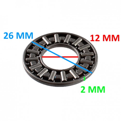 Gabbia a rulli radiale 12x26x2 Gilera...