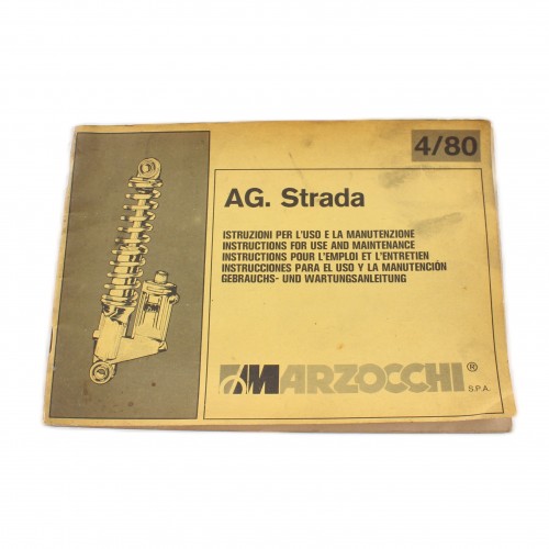 Manuale uso e manutenzione Marzocchi...