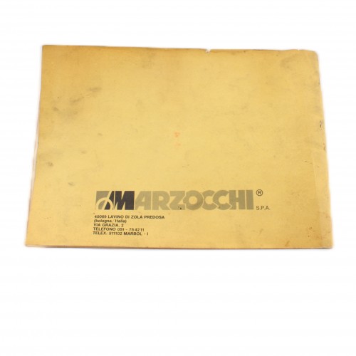 Manuale uso e manutenzione Marzocchi...