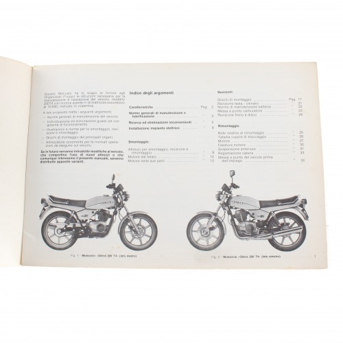 Manuale officina Gilera 200T4