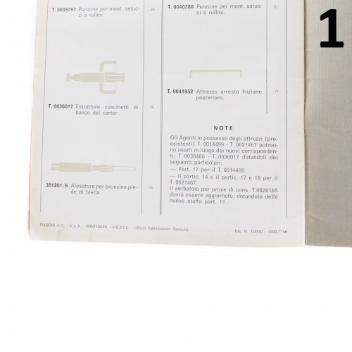 Manuale officina Piaggio Ciao C7 C9...