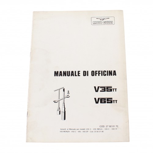 Variante manuale officina Moto Guzzi...