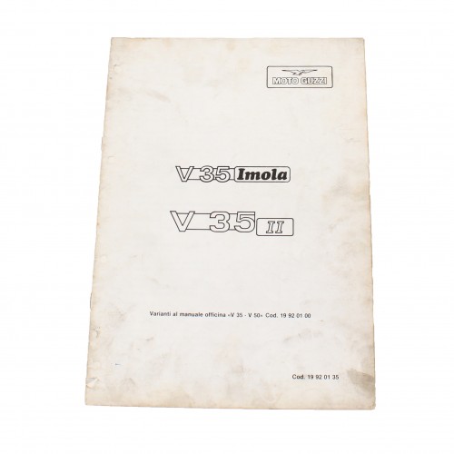 Variante manuale officina Moto Guzzi...