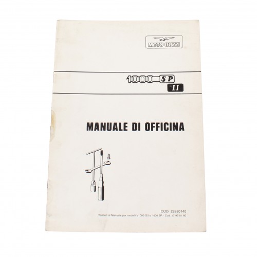 Variante manuale officina Moto Guzzi...