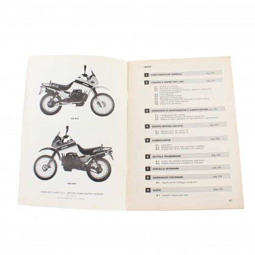 Variante manuale officina Moto Guzzi...