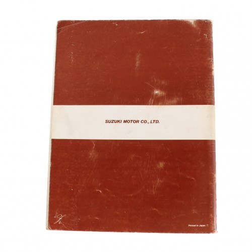 Supplemento manuale officina Suzuki...