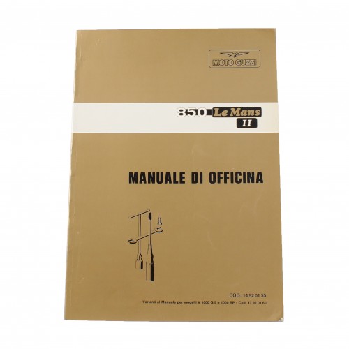 Variante manuale officina Moto Guzzi...