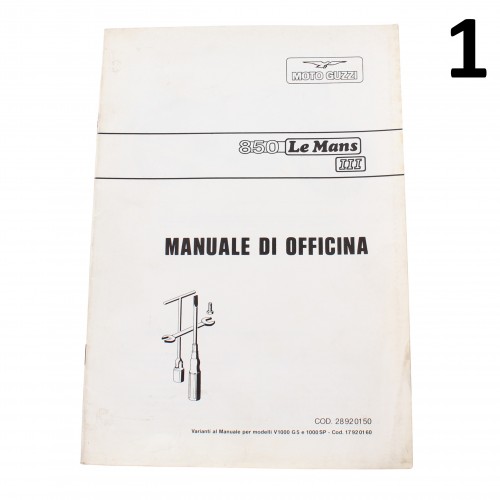 Variante manuale officina Moto Guzzi...