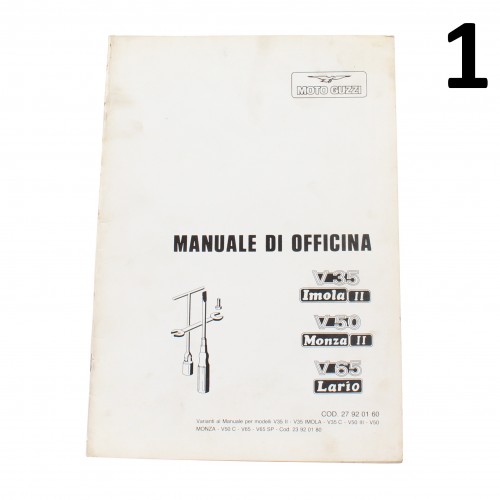 Variante manuale officina Moto Guzzi...