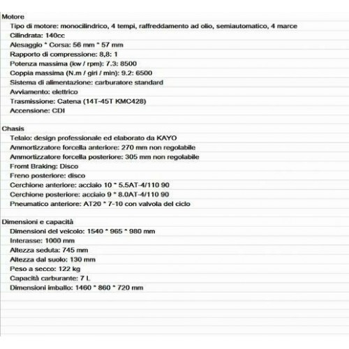 Quad Storm 150 cc 4 Tempi Racing Style