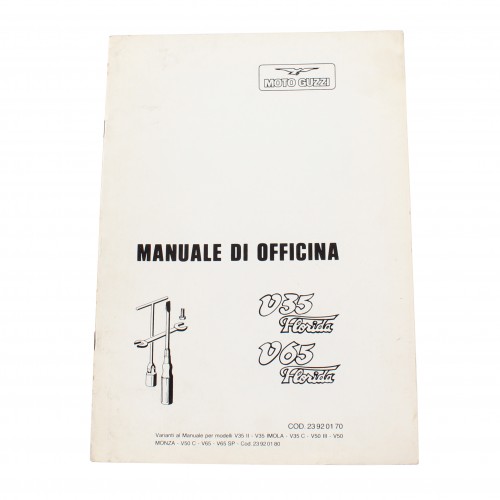 Variante manuale officina Moto Guzzi...