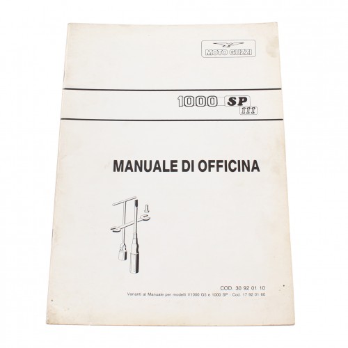 Variante manuale officina Moto Guzzi...