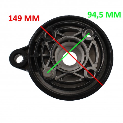 Piatto portaceppi posteriore 149 mm...