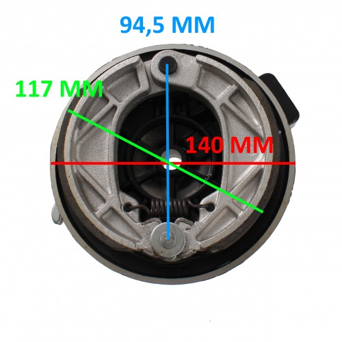 Piatto portaceppi anteriore 140 mm...