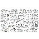 Kit viteria completa telaio Vespa Sprint 150 VLB