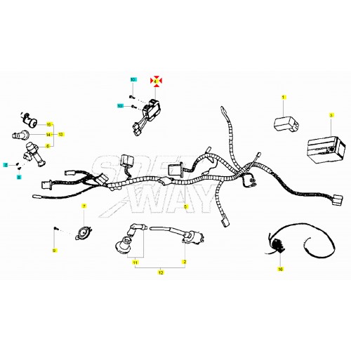 Regolatore tensione 12V Sym Euro MX...