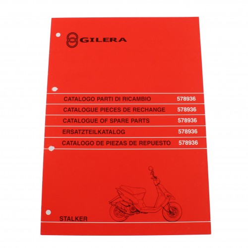 Catalogo parti di ricambio Gilera...