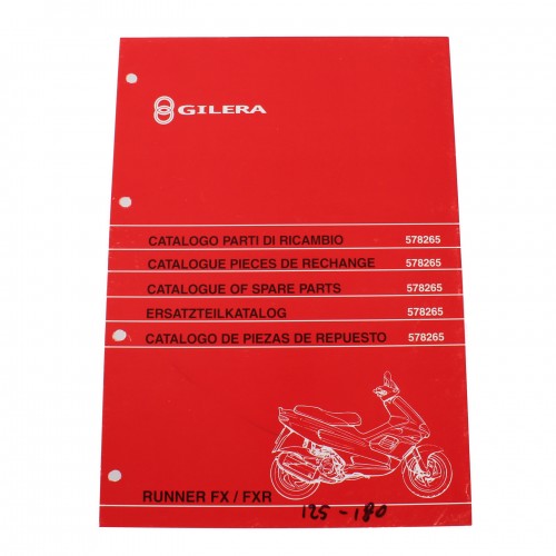 Catalogo parti di ricambio Gilera...