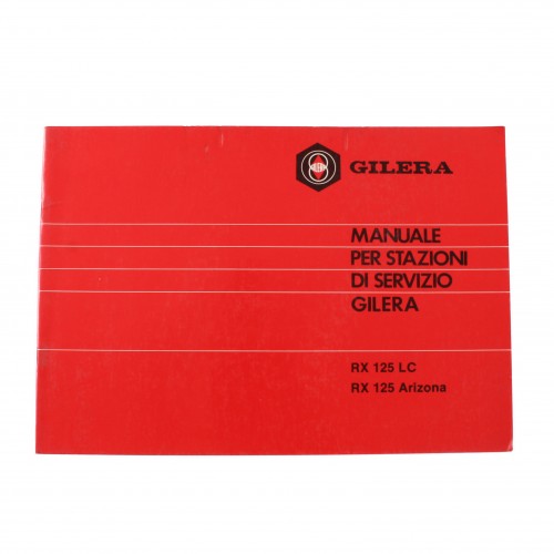 Manuale stazioni di servizio Gilera...