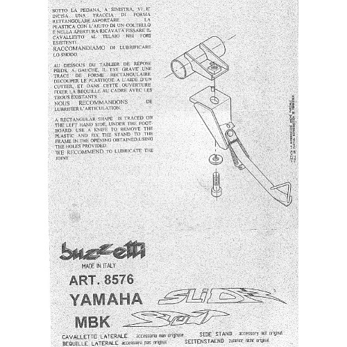 Cavalletto laterale Buzzetti MBK...