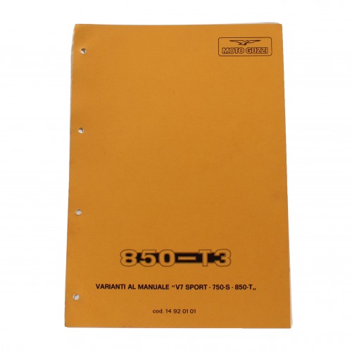 Variante manuale officina Moto Guzzi...