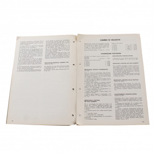 Variante manuale officina moto Guzzi...