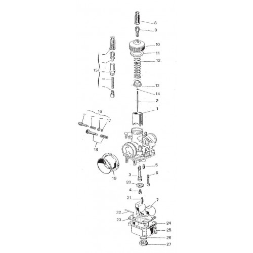 Carburatore PHBG 18 BS Dell'Orto | Sarrimoto.it