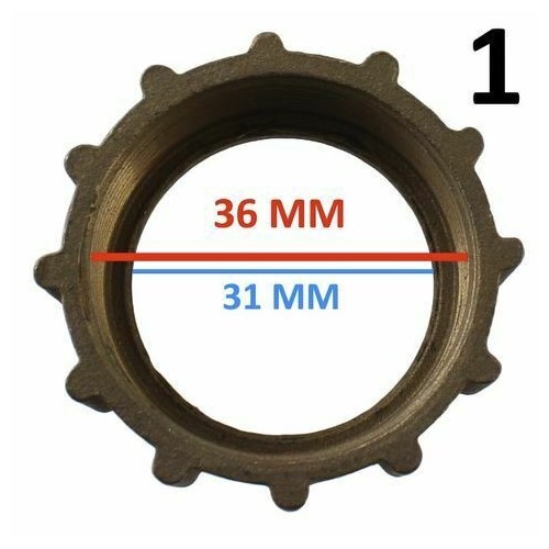 Ghiera scarico diametri 36 - 36,5 - 40