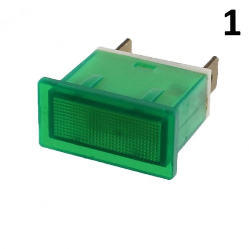 Spia 12 Volt rettangolare per...