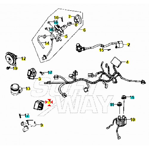 Centralina CDI Sym Fiddle Symphony...