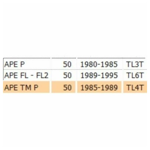Freccia laterale anteriore Ape 50 -...
