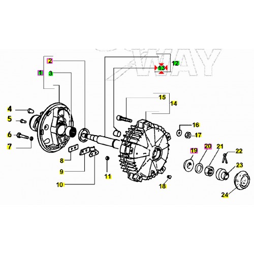 Bussola interna asse ruota posteriore...