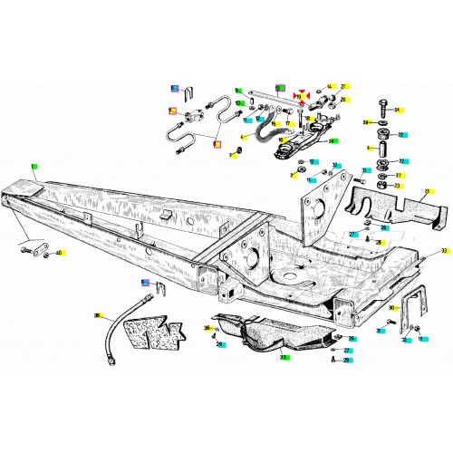 Bilanciere Piaggio Ape MP 161276
