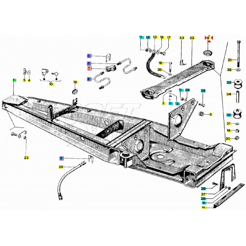 Scodellino Piaggio Ape Car P2 P3